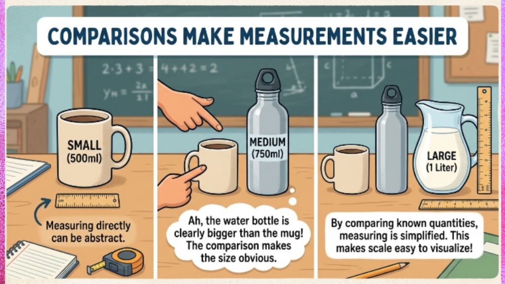 Comparisons Make Measurements Easier