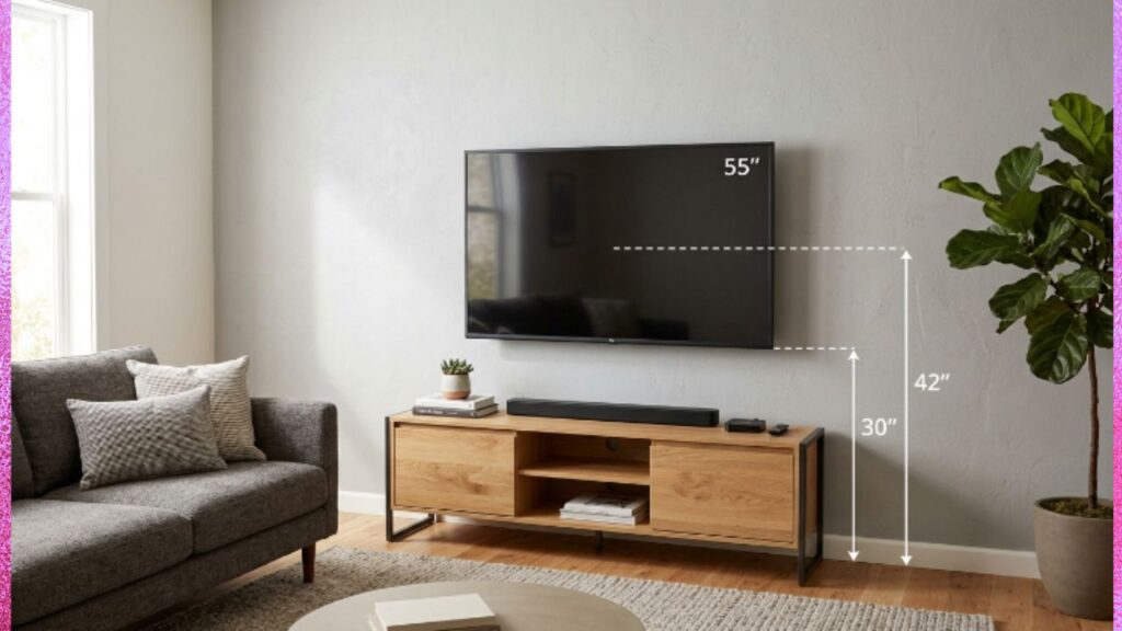 Medium Television Height